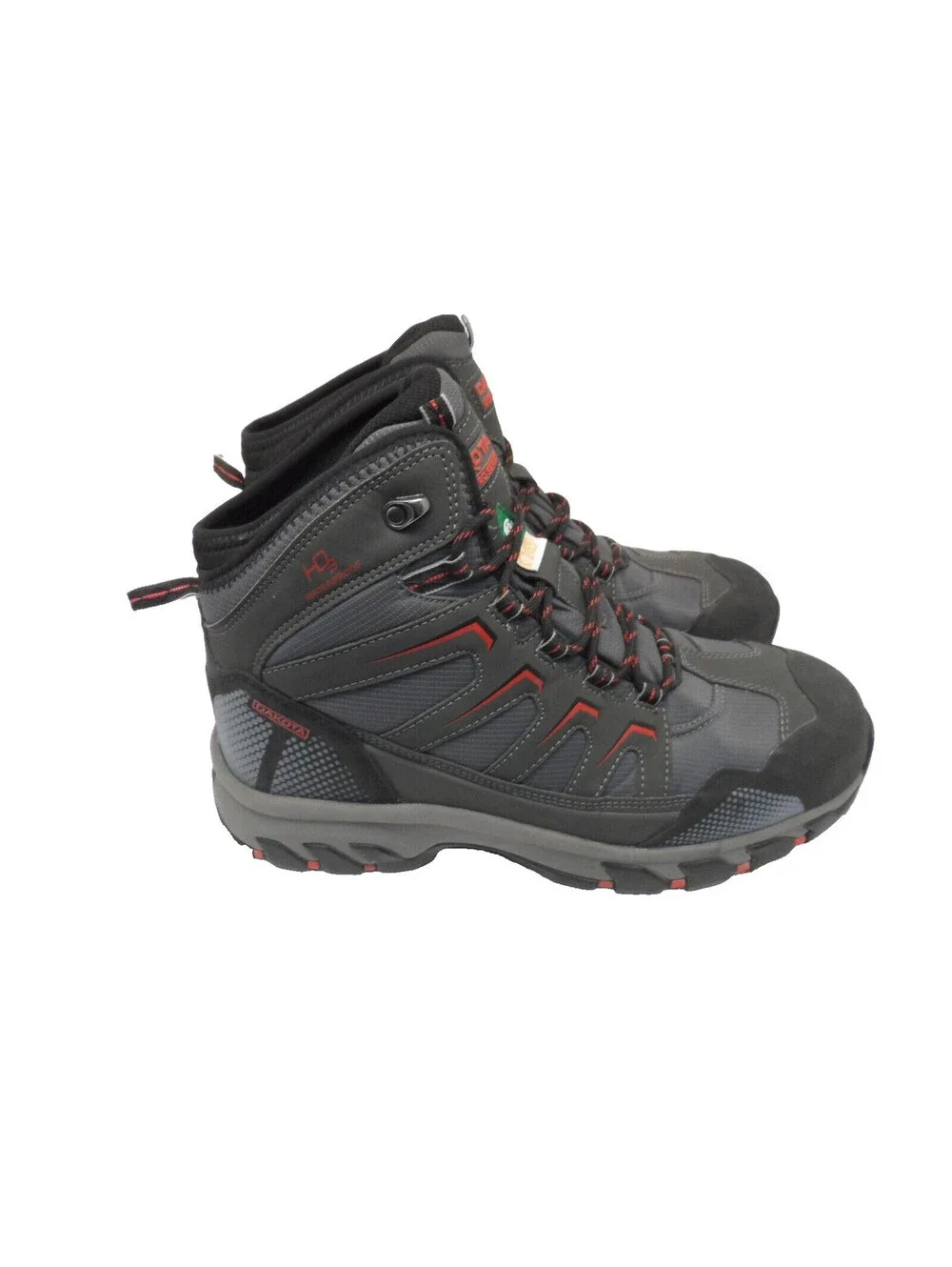 DAKOTA Men's 2127 Steel Toe Steel Plate WP Mid-Cut Safety Hiking Boot Size 12W/L